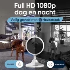 Housetrack Beveiligingscamera 1080P - IP Bewakingscamera Met App - Wifi Security Camera - Smart Home - Camera Beveiliging Binnen -Makita || Merkloos || Stanley Verkoopwinkel 1200x1200 3011
