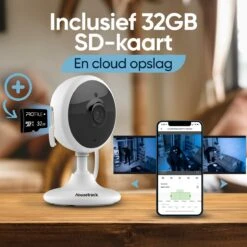 Housetrack Beveiligingscamera 1080P - IP Bewakingscamera Met App - Wifi Security Camera - Smart Home - Camera Beveiliging Binnen -Makita || Merkloos || Stanley Verkoopwinkel 1200x1200 3013