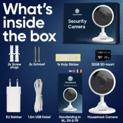 Housetrack Beveiligingscamera 1080P - IP Bewakingscamera Met App - Wifi Security Camera - Smart Home - Camera Beveiliging Binnen -Makita || Merkloos || Stanley Verkoopwinkel 1200x1200 3014