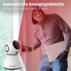 Nikkei CAM4 Draaibare Beveiligingscamera - Full HD IP Camera Met WiFi - Bewegingssensor En Nachtzicht - Huisdiercamera Voor Binnen - Met Smart App -Makita || Merkloos || Stanley Verkoopwinkel 1200x1200 3061