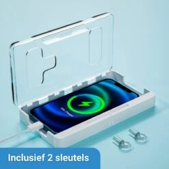 ZERO 90® NIEUWE Telefoonkluis - Telefoongevangenis - Focusbox - Smartphone Telefoon Kluis - Half Locked En Fully Locked Incl. 2 Sleutels En Oplaadmogelijkheid