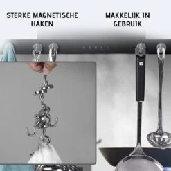 AWEMOZ® Magnetische Ophanghaakjes Zelfklevend - 10 Stuks - Ophanghaken - 15 KG Trekkracht - Zilver -Makita || Merkloos || Stanley Verkoopwinkel 1200x1200 307