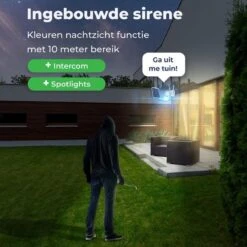 Outdoor Dome - Draadloze Beveiligingscamera Voor Buiten Op Zonne-energie - Incl. Zonnepaneel - Solar Powered Smart Alarm PTZ Security Camera - Wit -Makita || Merkloos || Stanley Verkoopwinkel 1200x1200 3092