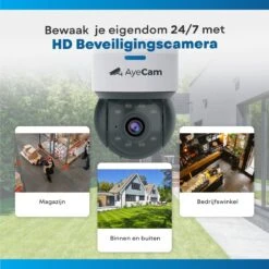 AyeCam Beveiligingscamera Buiten - 360PRO - FULL HD - Bewakingscamera - Incl. 32GB SD 15 AyeCam Beveiligingscamera Buiten - 360PRO - FULL HD - Bewakingscamera - Incl. 32GB SD -Makita || Merkloos || Stanley Verkoopwinkel 1200x1200 3098