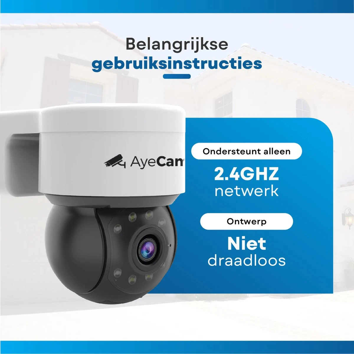 AyeCam Beveiligingscamera Buiten - 360PRO - FULL HD - Bewakingscamera - Incl. 32GB SD 9 AyeCam Beveiligingscamera Buiten - 360PRO - FULL HD - Bewakingscamera - Incl. 32GB SD - Afbeelding 9