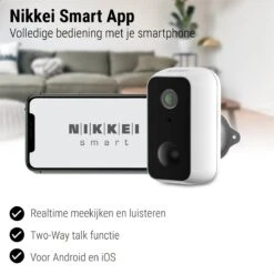 Nikkei CAM5 Outdoor Beveiligingscamera - Draadloos - Full HD IP Buitencamera Met WiFi - Bewegingssensor En Nachtzicht - Waterdicht (IP65) - Smart App -Makita || Merkloos || Stanley Verkoopwinkel 1200x1200 3155