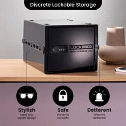 Lockabox One™ Afsluitbare Medicijnkast - Opbergbox Met Cijferslot - Zwart 15 Lockabox One™ Afsluitbare Medicijnkast - Opbergbox Met Cijferslot - Zwart -Makita || Merkloos || Stanley Verkoopwinkel 1200x1200 3165