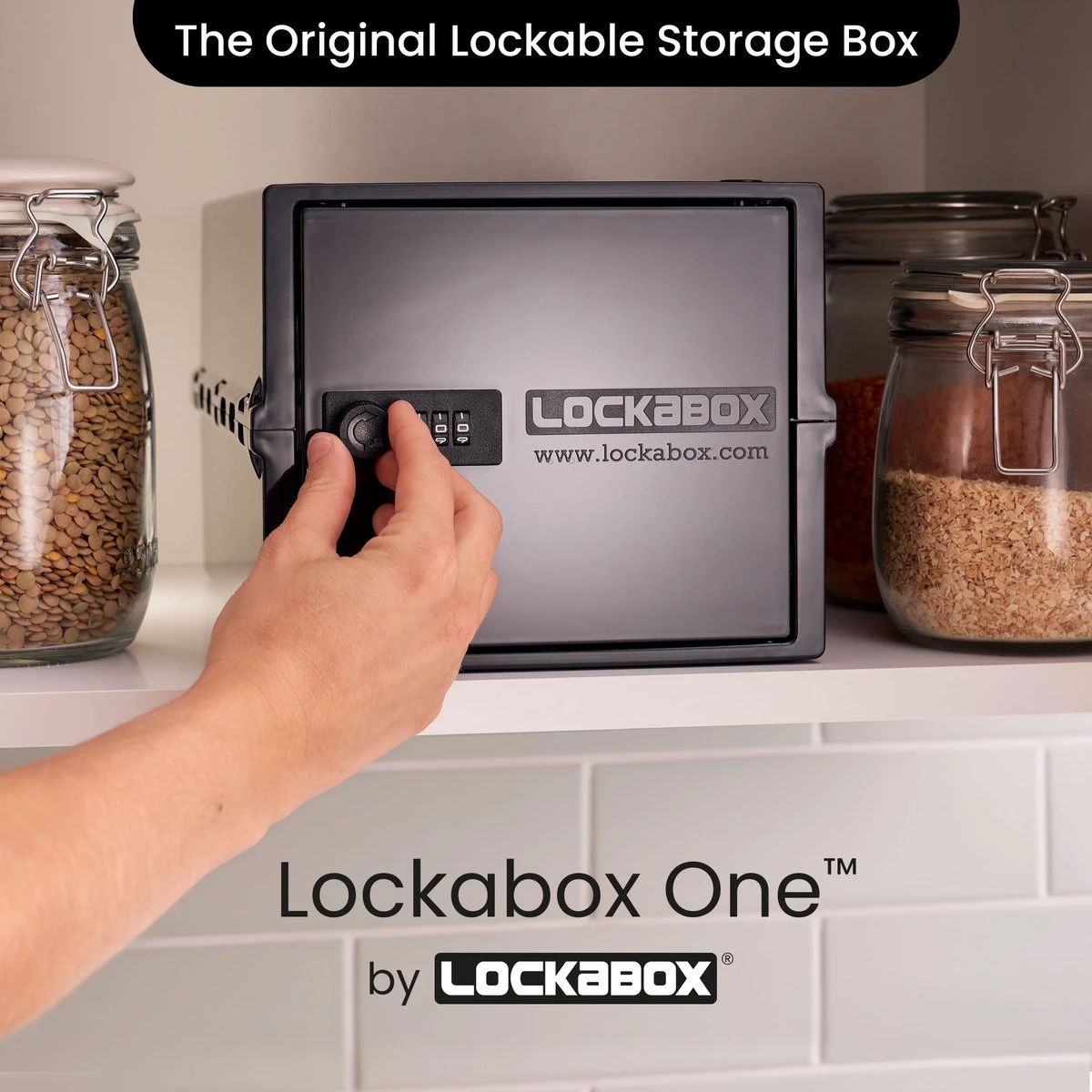 Lockabox One™ Afsluitbare Medicijnkast - Opbergbox Met Cijferslot - Zwart 9 Lockabox One™ Afsluitbare Medicijnkast - Opbergbox Met Cijferslot - Zwart - Afbeelding 9