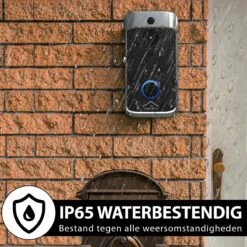 Xecurity X-One Deurbelset - HD WiFi Video Deurbel Draadloos Met Camera - Silver Grey -Makita || Merkloos || Stanley Verkoopwinkel 1200x1200 3220