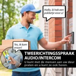 Xecurity X-One Deurbelset - HD WiFi Video Deurbel Draadloos Met Camera - Silver Grey -Makita || Merkloos || Stanley Verkoopwinkel 1200x1200 3221