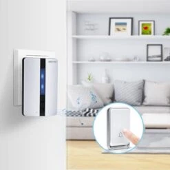 Bell4U Draadloze Deurbel Met 1 Ontvanger - Plug & Play - Beldrukker Heeft Geen Batterijen Nodig - IP55 Waterdicht - Wit -Makita || Merkloos || Stanley Verkoopwinkel 1200x1200 3242