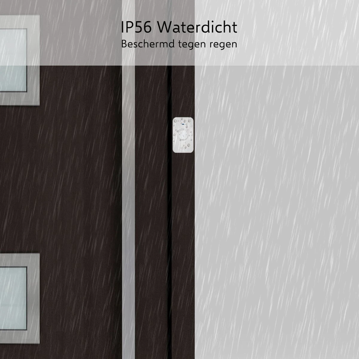 ELRO DB3000 Draadloze Deurbel Set – Plug-in Ontvanger - Bereik 300 Meter - IP65 Waterdicht - 64 Melodieën - Wit 10 ELRO DB3000 Draadloze Deurbel Set – Plug-in Ontvanger - Bereik 300 Meter - IP65 Waterdicht - 64 Melodieën - Wit - Afbeelding 10