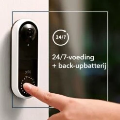 Arlo Video Deurbel - Bedraad - 1080p - HD Video - WiFi - Sirene - Wit -Makita || Merkloos || Stanley Verkoopwinkel 1200x1200 3265