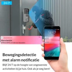 Slimme Draadloze Wifi Deurbel Met Camera - Smart Intercom - 2K Ultra HD - Gratis 32g SD-kaart - 3 Megapixel -Makita || Merkloos || Stanley Verkoopwinkel 1200x1200 3313