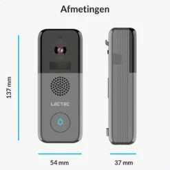 Slimme Draadloze Wifi Deurbel Met Camera - Smart Intercom - 2K Ultra HD - Gratis 32g SD-kaart - 3 Megapixel -Makita || Merkloos || Stanley Verkoopwinkel 1200x1200 3314