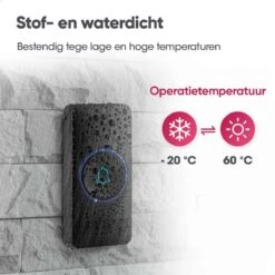 AVANTEK Draadloze Deurbel Met 1 Ontvanger - Bereik 400 Meter - Waterdicht - Zonder Batterijen - 52 Melodieën -Makita || Merkloos || Stanley Verkoopwinkel 1200x1200 3338