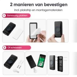 AVANTEK Draadloze Deurbel Met 1 Ontvanger - Bereik 400 Meter - Waterdicht - Zonder Batterijen - 52 Melodieën -Makita || Merkloos || Stanley Verkoopwinkel 1200x1200 3342