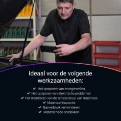 Techweise Warmtebeeldcamera Voor Android - -20ºC Tot +550ºC - 256x192 Pxs - Warmtecamera - Verlengde Garantie -Makita || Merkloos || Stanley Verkoopwinkel 1200x1200 337