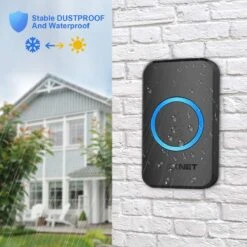 TeckNet Draadloze Deurbel Met 2 Ontvangers Op Stroom - Zwart -Makita || Merkloos || Stanley Verkoopwinkel 1200x1200 3375