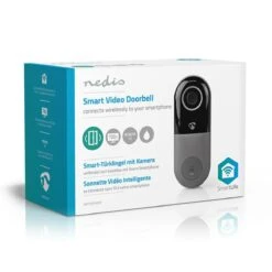 Nedis SmartLife Videodeurbel - Wi-Fi - Transformator - Android™ / IOS - Full HD 1080p - Cloud Opslag (optioneel) / MicroSD (niet Inbegrepen) - IP54 - Met Bewegingssensor - Nachtzicht - Grijs / Zwart -Makita || Merkloos || Stanley Verkoopwinkel 1200x1200 3388
