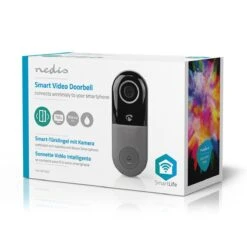 Nedis SmartLife Videodeurbel - Wi-Fi - Transformator - Android™ / IOS - Full HD 1080p - Cloud Opslag (optioneel) / MicroSD (niet Inbegrepen) - IP54 - Met Bewegingssensor - Nachtzicht - Grijs / Zwart -Makita || Merkloos || Stanley Verkoopwinkel 1200x1200 3389