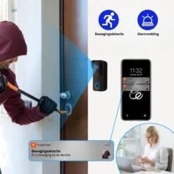 Cless - Deurbel Met Camera - Inclusief Chime - Draadloze Deurbel - Video Deurbel - Zwart -Makita || Merkloos || Stanley Verkoopwinkel 1200x1200 3397