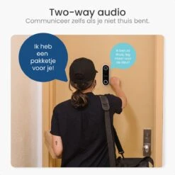 Gologi Draadloze Deurbel - HD Video Deurbel - Met Camera En Wifi - Inclusief Gong - Nederlandstalige App - Waterdicht - Met 32GB SD-kaart - Wit -Makita || Merkloos || Stanley Verkoopwinkel 1200x1200 3406