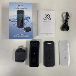 T Ring Video Deurbel (zwart) TR M3. Compleet Met Accu En Losse Bel. Incl. USB Adapter. (Geen Abonnement Verplichting) -Makita || Merkloos || Stanley Verkoopwinkel 1200x1200 3419