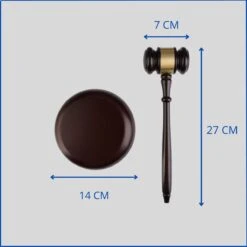 Merkloos Houten Voorzittershamer Zwart Met Slagblok - Handgemaakt - Hardhout - Met Gouden Strip - Veilinghamer - Rechterhamer - Houten Hamer - Zwart - 21 X 7 X 5 CM -Makita || Merkloos || Stanley Verkoopwinkel 1200x1200 342