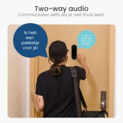 Gologi Draadloze Deurbel - HD Video Deurbel - Met Camera En WiFi - Inclusief Gong - Nederlandstalige App - Waterdicht - Met 32GB SD-kaart - Zwart 14 Gologi Draadloze Deurbel - HD Video Deurbel - Met Camera En WiFi - Inclusief Gong - Nederlandstalige App - Waterdicht - Met 32GB SD-kaart - Zwart -Makita || Merkloos || Stanley Verkoopwinkel 1200x1200 3423