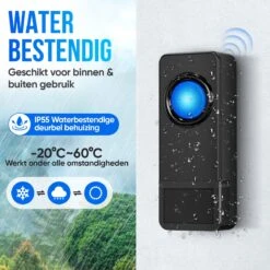 Strex Draadloze Deurbel Met 2 Ontvangers - Plug & Play - 300 Meter - 4 Volume / 58 Melodieën - IP55 Waterdicht -Makita || Merkloos || Stanley Verkoopwinkel 1200x1200 3440