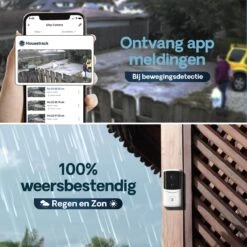 Housetrack Video Deurbel Met Camera En Wifi - 1080p Deurbel Draadloos - Videodeurbel Batterij - Waterdicht Deurbel Camera - Doorbell Met App -Makita || Merkloos || Stanley Verkoopwinkel 1200x1200 3481