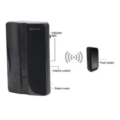 Bell4U Draadloze Deurbel Met 1 Ontvanger - Plug & Play - Beldrukker Heeft Geen Batterijen Nodig - IP55 Waterdicht - Zwart 11 Bell4U Draadloze Deurbel Met 1 Ontvanger - Plug & Play - Beldrukker Heeft Geen Batterijen Nodig - IP55 Waterdicht - Zwart -Makita || Merkloos || Stanley Verkoopwinkel 1200x1200 3523