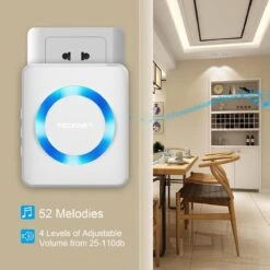 TeckNet Draadloze Deurbel Met 2 Ontvangers Op Stroom -Makita || Merkloos || Stanley Verkoopwinkel 1200x1200 3590