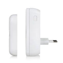 Byron DBY-22322 Draadloze Deurbel - Ontvanger Met Stekker - Waterdicht - Wit - 150m Bereik - 85dB - 16 Melodieën - Met Mesh Afwerking En Visueel Signaal -Makita || Merkloos || Stanley Verkoopwinkel 1200x1200 3597