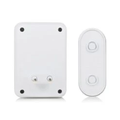 Byron DBY-22322 Draadloze Deurbel - Ontvanger Met Stekker - Waterdicht - Wit - 150m Bereik - 85dB - 16 Melodieën - Met Mesh Afwerking En Visueel Signaal -Makita || Merkloos || Stanley Verkoopwinkel 1200x1200 3600