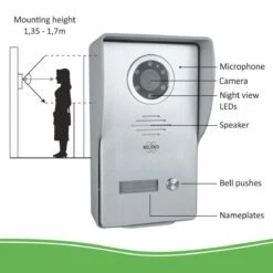ELRO DV477W Video Deur Intercom - 7" Kleurenscherm - Verstelbare Camera Met Nachtzicht - Color Night Vision - 16 Beltonen -Makita || Merkloos || Stanley Verkoopwinkel 1200x1200 3624
