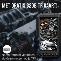 Endoscoop Camera HD Inspectiecamera 5M – 5.0” Scherm – Luxe Opbergtas - IP67 Waterdicht – Incl. Micro SD Kaart 32GB -Makita || Merkloos || Stanley Verkoopwinkel 1200x1200 367