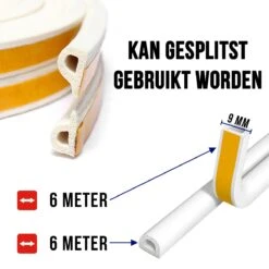 AWEMOZ Tochtband 12 Meter Lange Tochtstrip - Tochtstrips Voor Deuren - Tochtband Zelfklevend - Tochtwering - Tochtstopper -Makita || Merkloos || Stanley Verkoopwinkel 1200x1200 3705