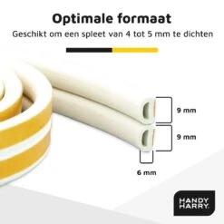 HANDY HARRY® Tochtband Zelfklevende 5 Meter - 6x9mm - Tochtstrip Schuim -Makita || Merkloos || Stanley Verkoopwinkel 1200x1200 3748