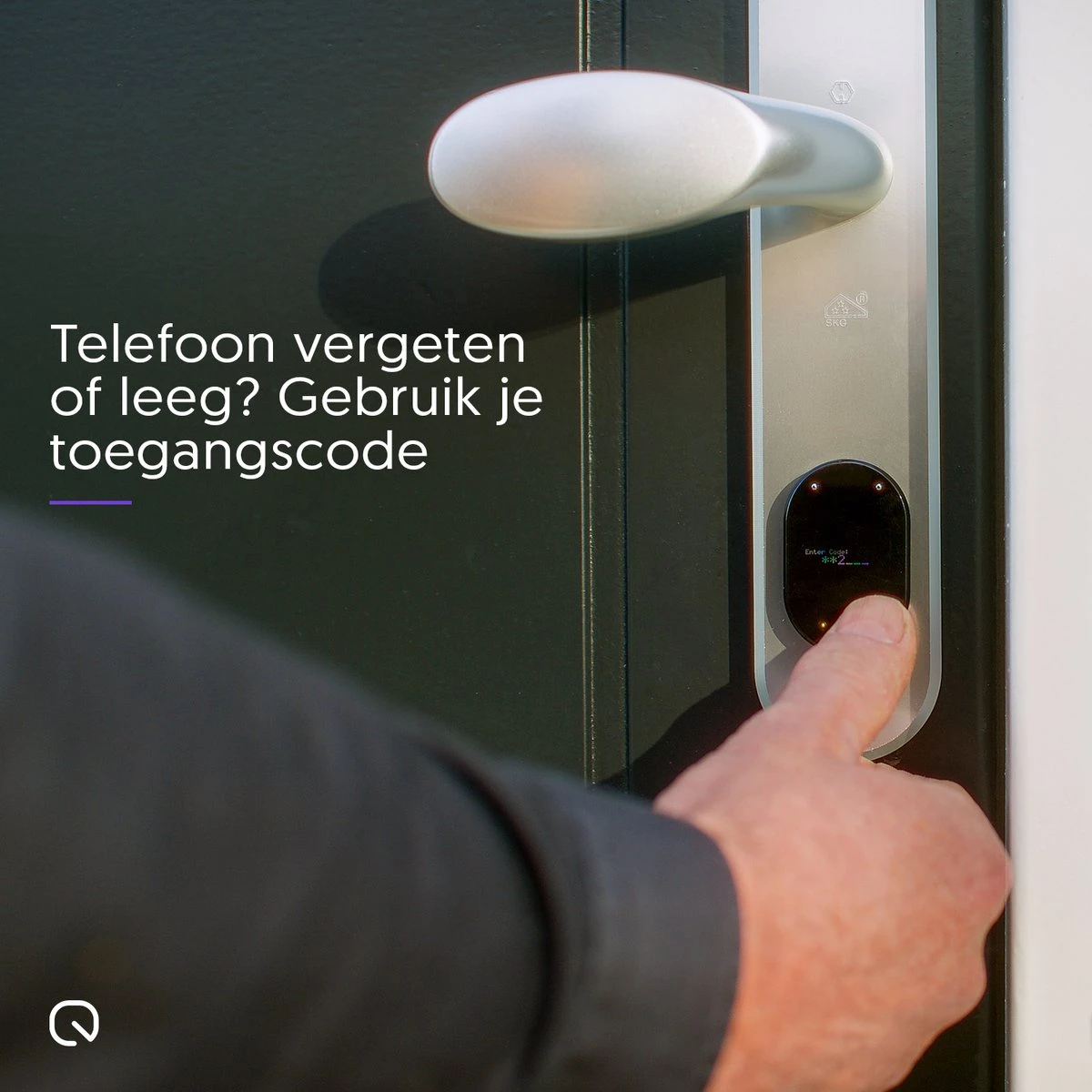 LOQED Touch Smart Lock - Slim Deurslot - Met Smart Home Integratie - Bridge, Cilinder & Codetoegang - Zwart 15 LOQED Touch Smart Lock - Slim Deurslot - Met Smart Home Integratie - Bridge, Cilinder & Codetoegang - Zwart - Afbeelding 15
