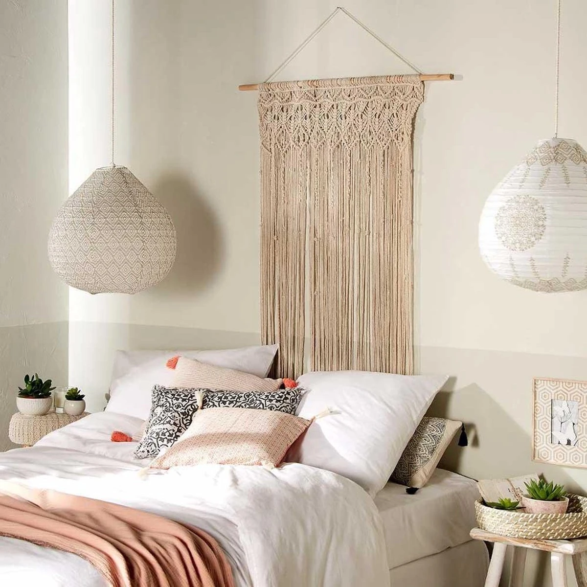 Merkloos Eazy Living Macramé Gordijn 90 X 200 Cm Ophelia 3 Merkloos Eazy Living Macramé Gordijn 90 X 200 Cm Ophelia - Afbeelding 3