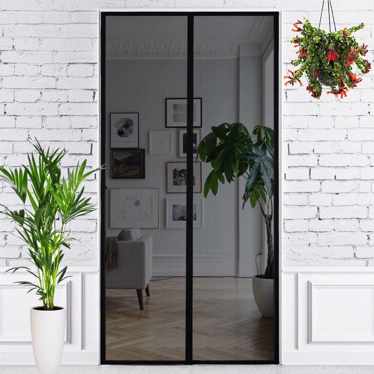 J-Pro Magnetisch Vliegengordijn - High Quality Glasvezel Deurhor- Deurgordijn - 210x101 Cm – Grijs 1 J-Pro Magnetisch Vliegengordijn - High Quality Glasvezel Deurhor- Deurgordijn - 210x101 Cm – Grijs