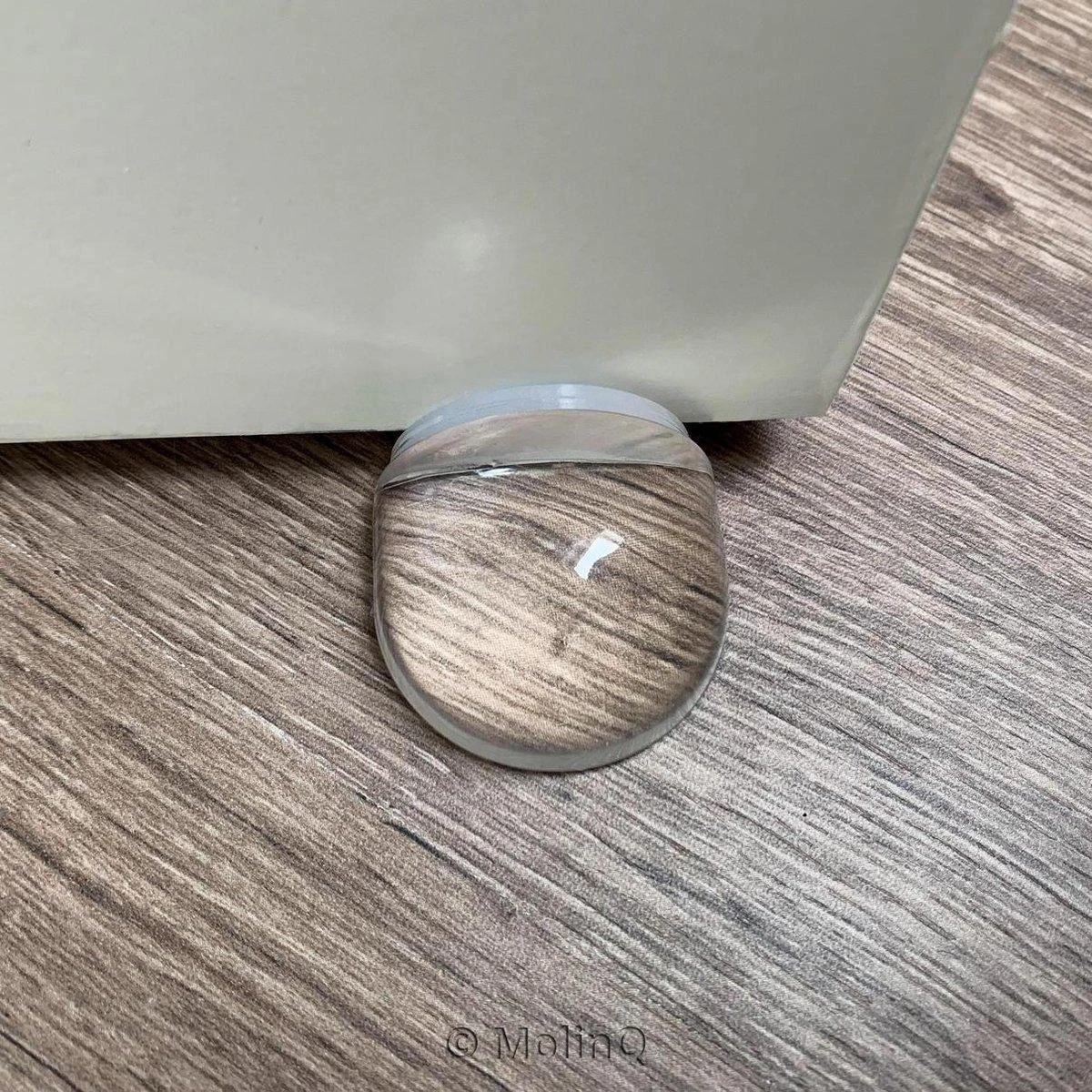 Vloerdeurstopper - Deurstopper - Transparant - Zelfklevend - 40x22 Mm 1 Vloerdeurstopper - Deurstopper - Transparant - Zelfklevend - 40x22 Mm