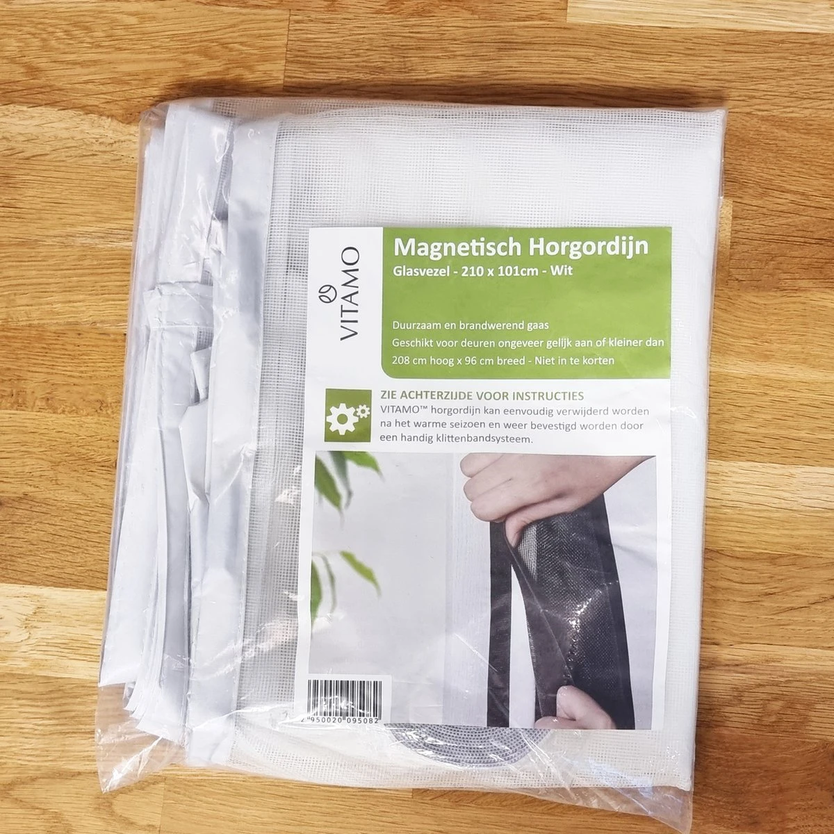 VITAMO Magnetisch Vliegengordijn - Premium Glasvezel Horgordijn - Deurhor - Deurgordijn - 210 X 101 Cm - Wit 8 VITAMO Magnetisch Vliegengordijn - Premium Glasvezel Horgordijn - Deurhor - Deurgordijn - 210 X 101 Cm - Wit - Afbeelding 8
