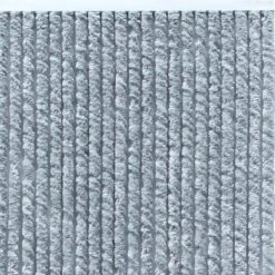 Trente - Vliegengordijn Kattenstaart - Kunststof - Grijs - 90 X 220 Cm