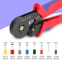 Dayshake Adereindhulstang - Inclusief 1250 Adereindhulzen - 0.25mm² - 10mm² - Vierkante Persing - Krimptang - Kabelschoentang -Makita || Merkloos || Stanley Verkoopwinkel 1200x1200 40