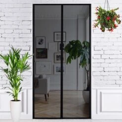 J-Pro Magnetisch Vliegengordijn - High Quality Glasvezel Deurhor - Deurgordijn - 210 X 91 Cm - Grijs