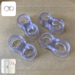 Merkloos Sumio Products® Deurklink Buffers [4 Stuks] Transparant - Stootdoppen - Muurbeschermers / Deurklink Bescherming - Flexibele Deurstoppers -Makita || Merkloos || Stanley Verkoopwinkel 1200x1200 4020