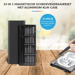 Professionele Precisie Schroevendraaierset 24-Delig Magnetisch - Gereedschap Voor Laptop / Camera / Smartphone / IPhone / Tablet / Macbook / Brillen / Horloges / Uurwerk -Makita || Merkloos || Stanley Verkoopwinkel 1200x1200 415